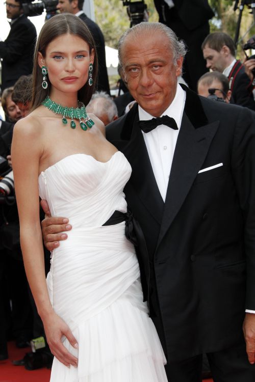 Bianca Balti and Fawaz Gruosi à l'ouverture du 64è Festival de Cannes
