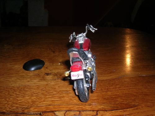 moto custom harley davidson jouet vintage 1985