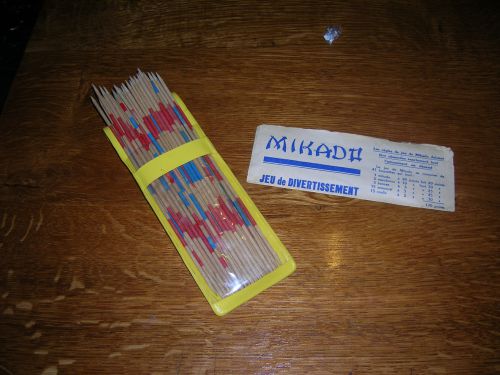 véritable jeu mikado en bois 1970
