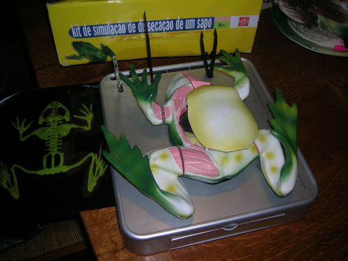 jeu dissection anatomique d'une grenouille 1993
