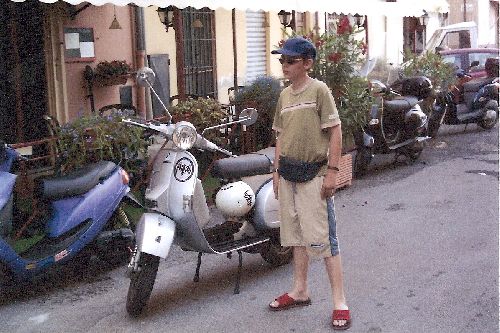 avec mon fils en italie aout 2004