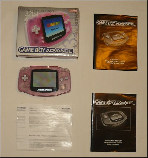 Game Boy Advance Console - Pink