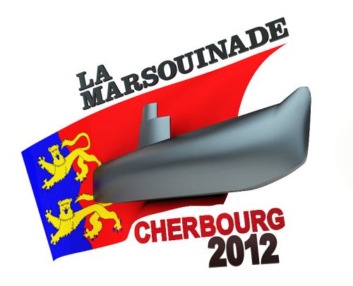 Maquette logo ou écusson = projet Cherbourg 2012 par Balda28  , N° 3