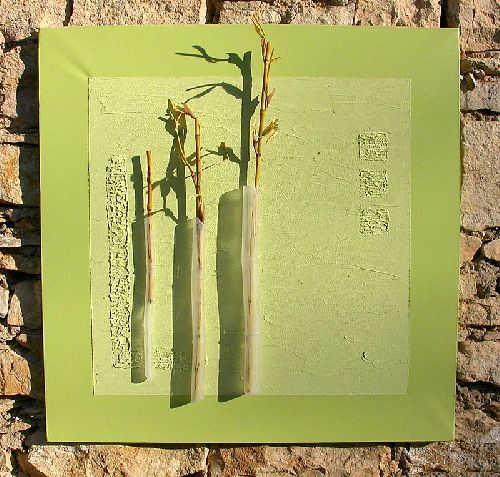 Green Samouraï 100 x 100 cm