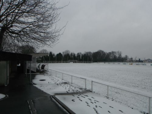 Stade Roger Mabit sous la neige