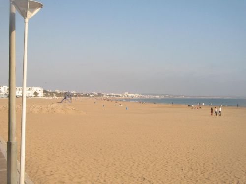 La plage d'Agadir