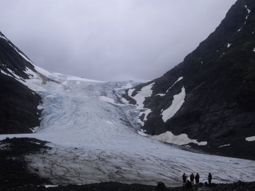 Glacier en Laponie