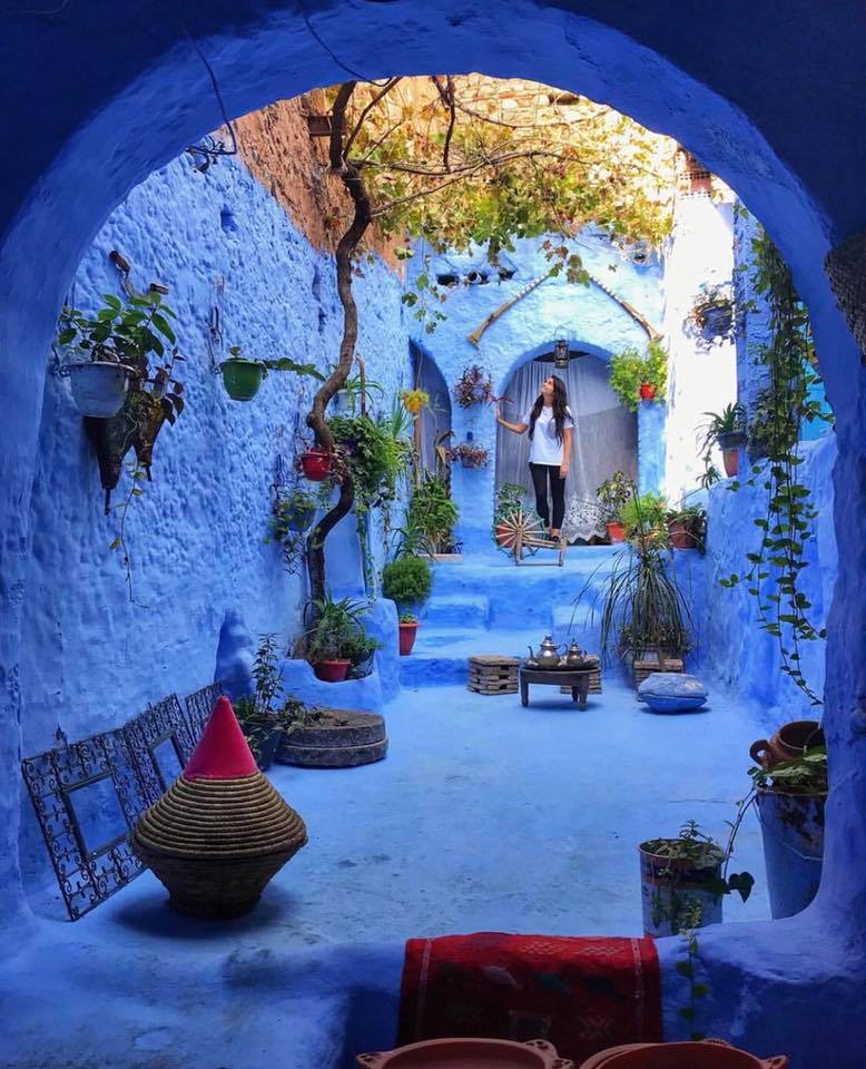 Chefchaouen la ville bleue au Maroc