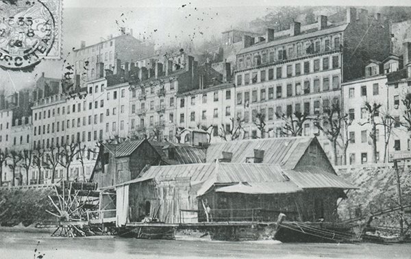 Le dernier moulin sur le Rhône en 1890