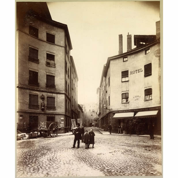 Lyon Quartier Grôlée en 1890
