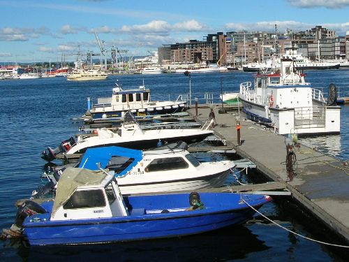 PARTIE DU  PORT D'OSLO 