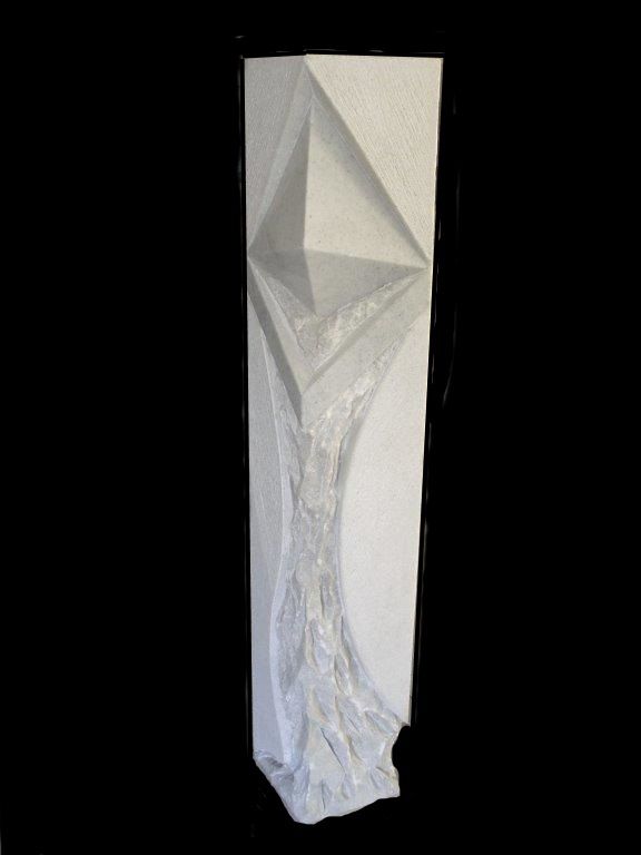 I X marbre de Saint Béat Hauteur 150 cm
