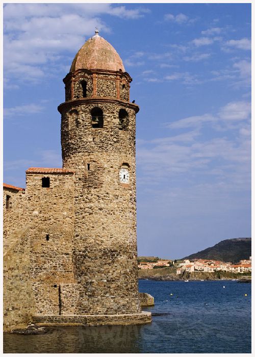 Collioure sur la côte Vermeillle 