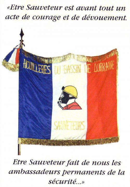 drapeau Sauveteurs Lorrains