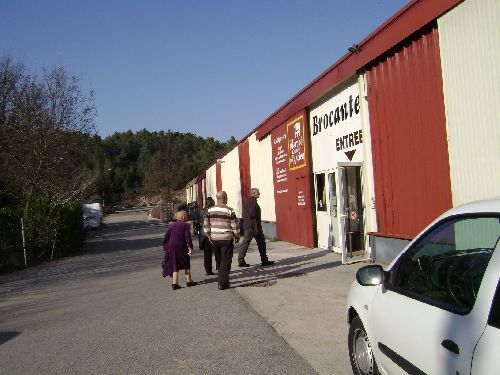 Entrée du Marché Couvert de l'Ancien