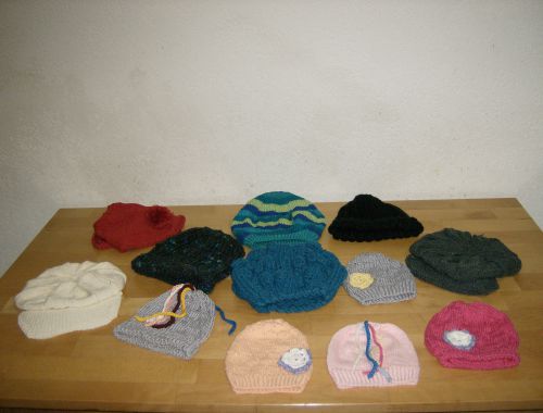 série de bonnets pour enfants créa de bluette peut être commandé