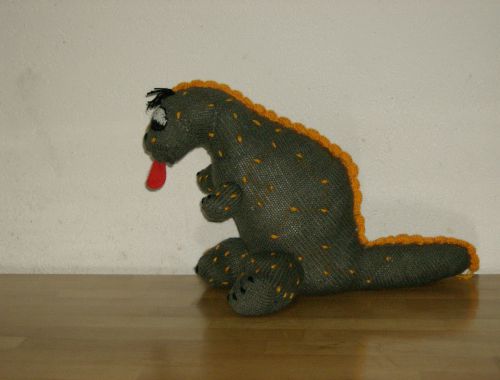 dinosaure tricoter