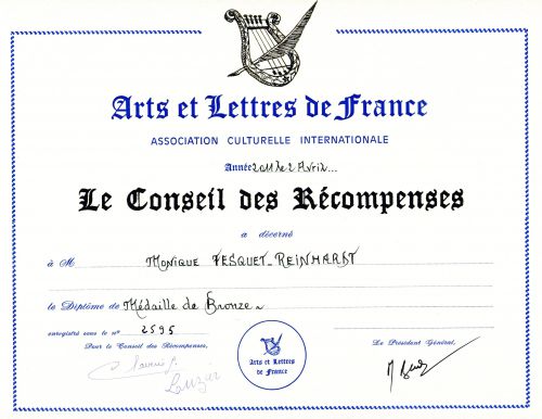 Arts et Lettres de France 2011