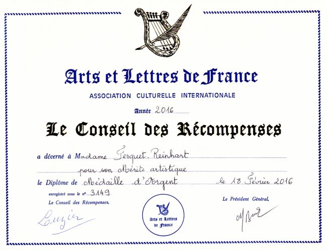Arts et Lettres de France 2016