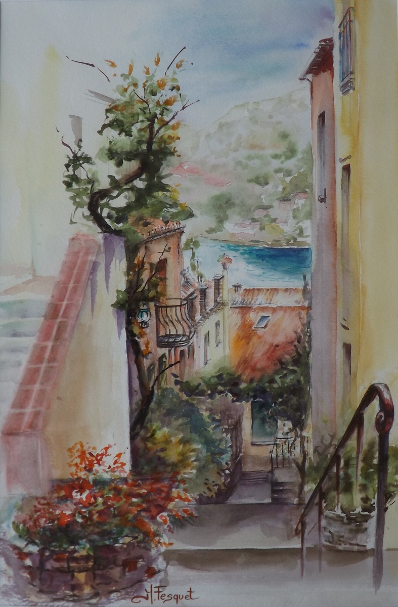 1253 - Une ruelle de Collioure