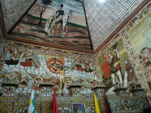 les fresques de l'église de Curahuara