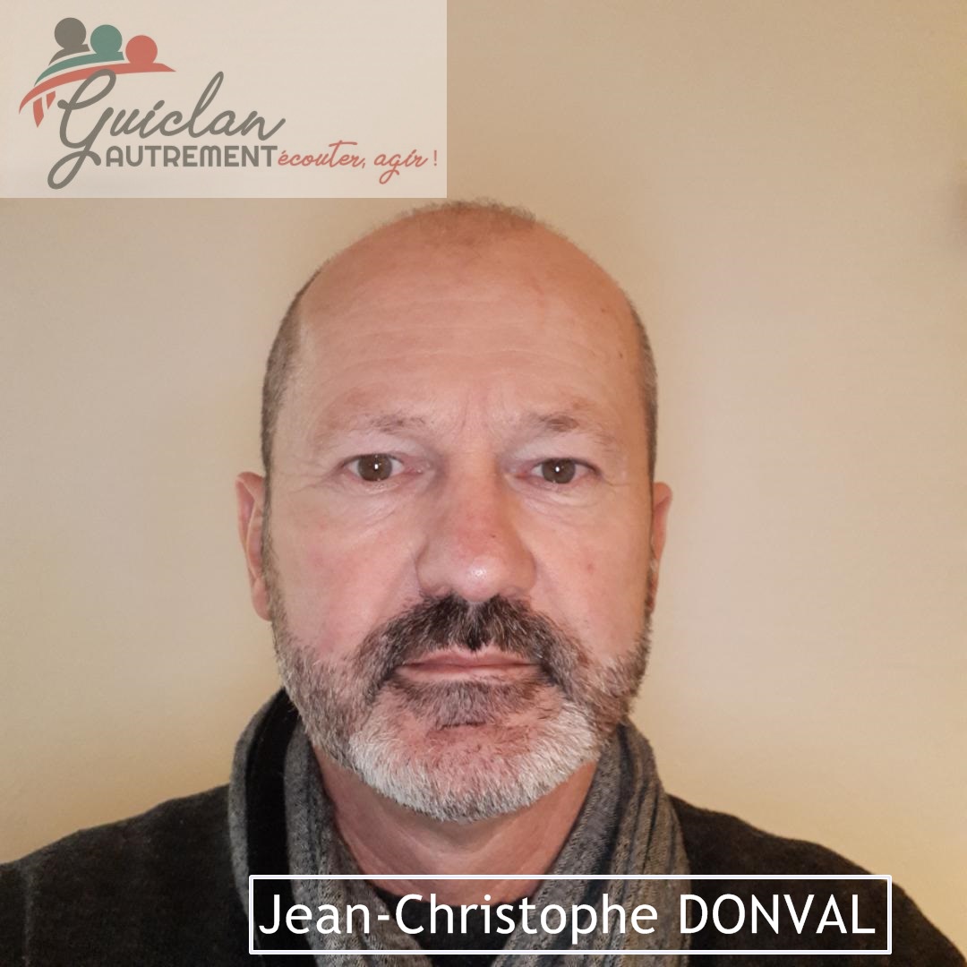 Jean-Christophe DONVAL, 54 ans, Lieu-dit Bel Air depuis 23 ans

Marié à Valérie, 3 enfants, 2 garçons Antoine et Hugo et une fille Noémie.

