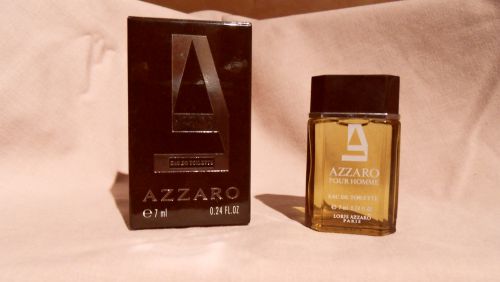 RARE VERSION Azzaro - Bouchon noir rectangulaire + boite
