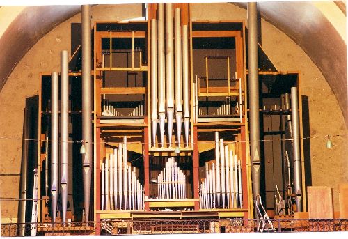 construction de l'Orgue 2