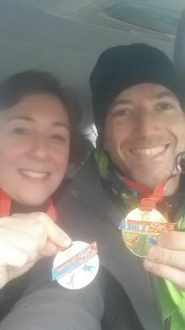 médaille d'or pour nos deux marcheurs Isabelle et Grégory aux régionaux à Lille