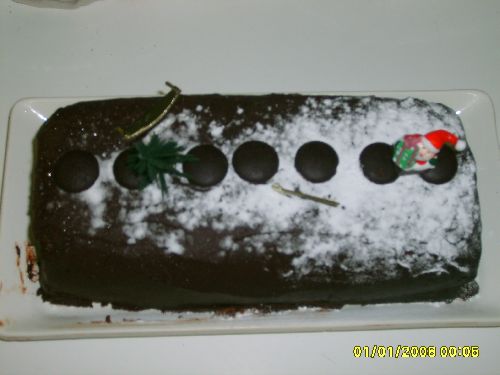 buche mousse chocolat au coeur moelleux nutella