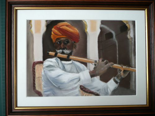 joueur de flûte du Rajasthan
