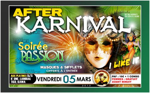 soiree passion after karnival