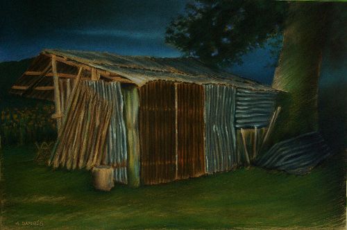 avant l'orage (2008)   60cm x 40cm