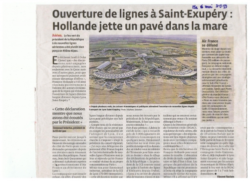 Ouverture de lignes à St EX Hollande.jpg