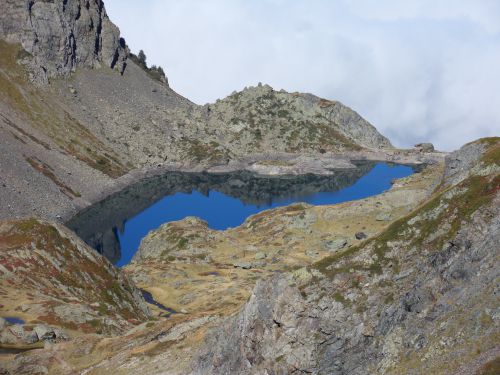 Lac Crozet massif Belledonne 01 10 12