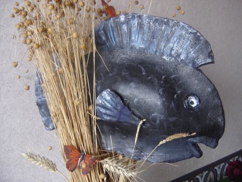 poisson dans un bouquet de lin !!!!!
