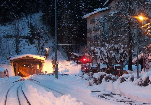 2009.12.23 Montroc, le tunnel pendant l'alternat 2