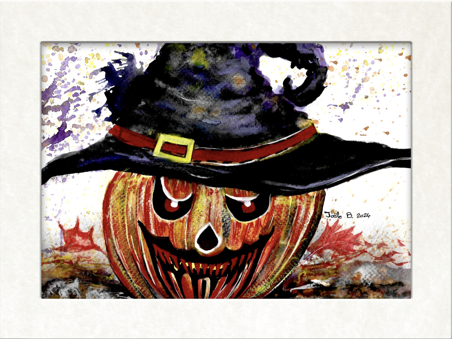 HALLOWEEN citrouille chapeau