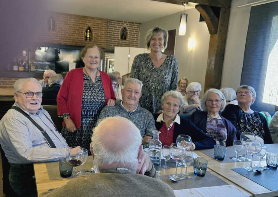 Doyen et doyenne, Denise Brennetuit présidente du club.
Delphine DURAME conseillère départementale
