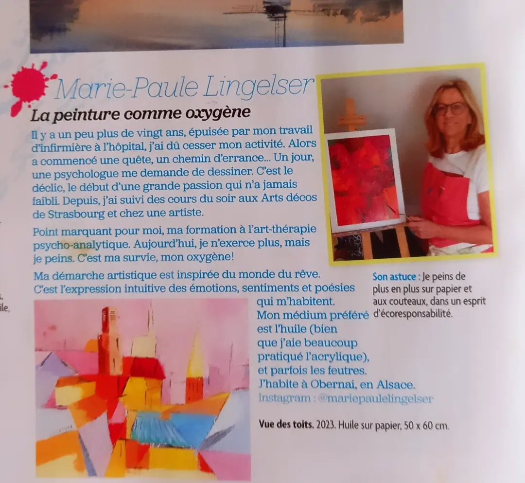 Article me concernant  Pratique des arts HS n°63