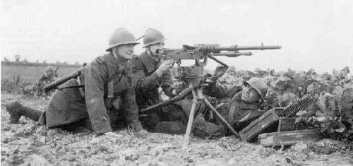 La mitrailleuse de 8 mm Hotchkiss modèle 1914