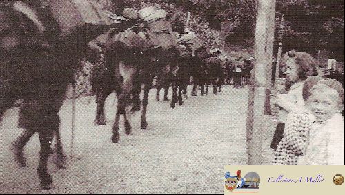 village de monti monté des troupes française sur leur position  1939