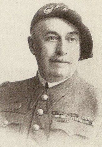Général René  Magnien commandant le secteur fortifié des Alpes Maritimes