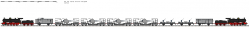 plan d'un train 152mm