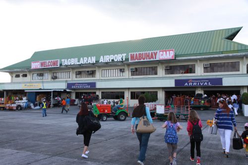 Arrivée à Bohol, aréoport de Tagbilaran