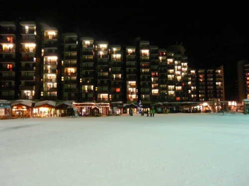 La Plagne by night