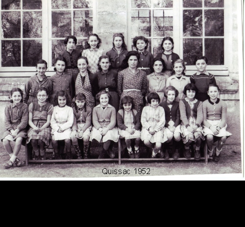 Ecole des filles 1952 Album de Lise Rigal