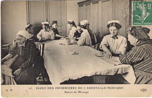 infirmière masseuse