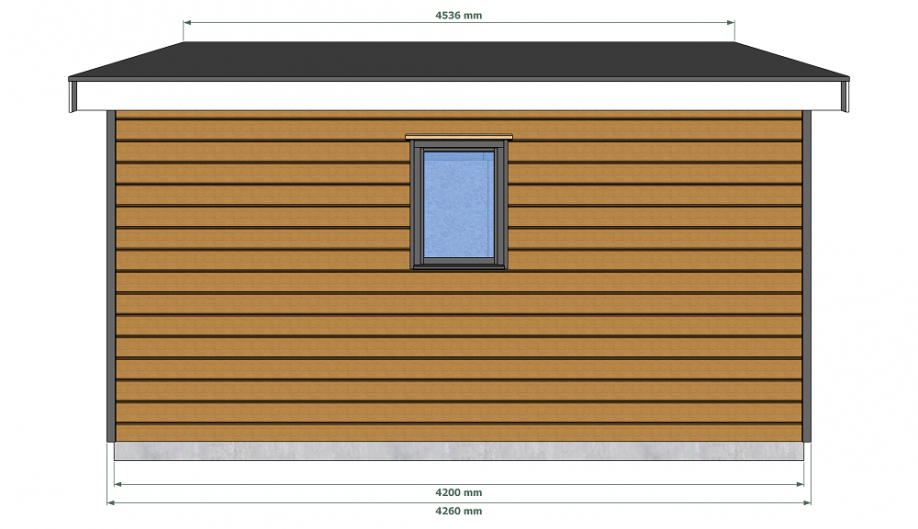 Dimensions abri de jardin ossature bois 15 m2