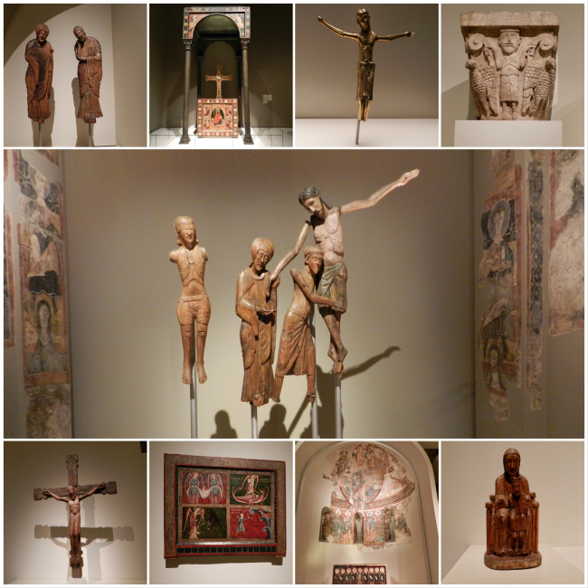 Visite au MNAC à Barcelone -(Musée National d'Art Catalan) Section médiévale